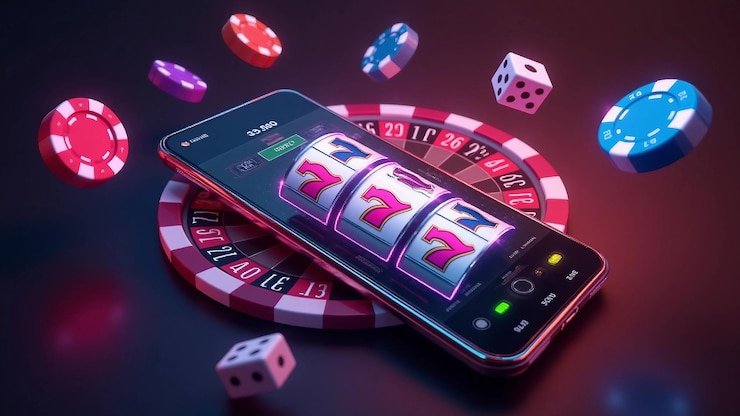 Joker Gaming slot machine reel display on mobile